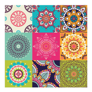 Sticker Ikea Lack Mandala 35x35cm