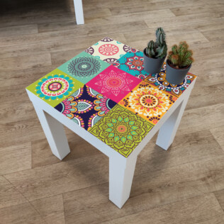 Sticker Ikea Lack Mandala 35x35cm