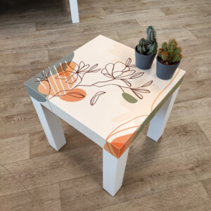 Sticker Ikea Lack Nature Abstraite 35x35cm