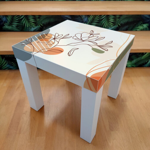 Sticker Ikea Lack Nature Abstraite 35x35cm
