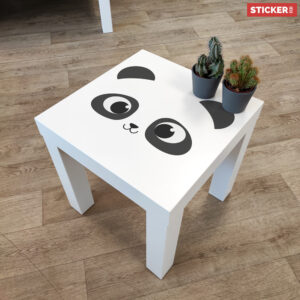 Sticker Ikea Lack Panda 35x35cm
