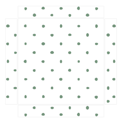 Sticker Ikea Lack Petits Pois 35x35cm