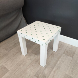 Sticker Ikea Lack Petits Pois 35x35cm