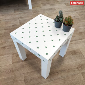 Sticker Ikea Lack Petits Pois 35x35cm