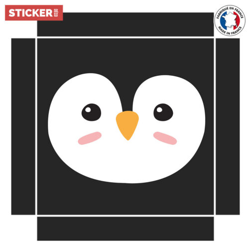 Sticker Ikea Lack Pingouin 35x35cm