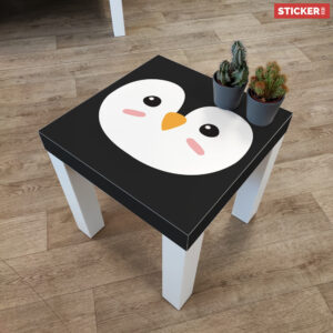 Sticker Ikea Lack Pingouin 35x35cm
