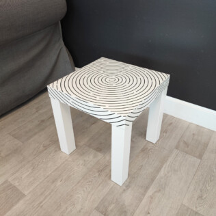 Sticker Ikea Lack Spirale 35x35cm