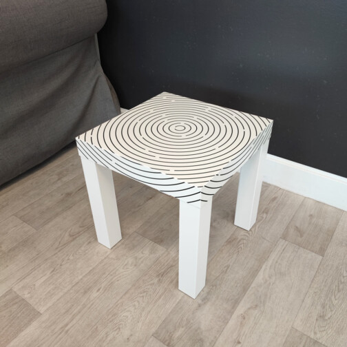 Sticker Ikea Lack Spirale 35x35cm