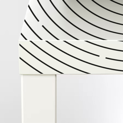 Sticker Ikea Lack Spirale 35x35cm