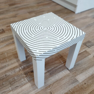 Sticker Ikea Lack Spirale 35x35cm
