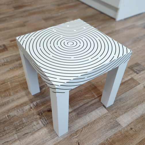 Sticker Ikea Lack Spirale 35x35cm