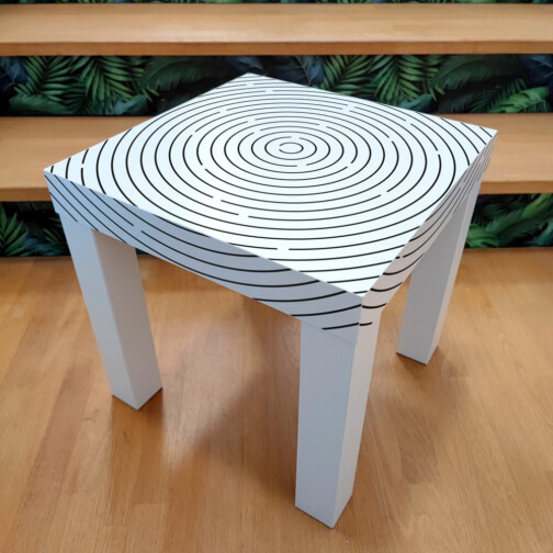 Sticker Ikea Lack Spirale 35x35cm