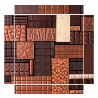 Sticker Ikea Tablettes De Chocolat 35x35cm