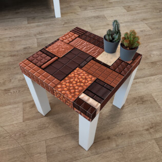 Sticker Ikea Tablettes De Chocolat 35x35cm