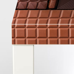 Sticker Ikea Tablettes De Chocolat 35x35cm