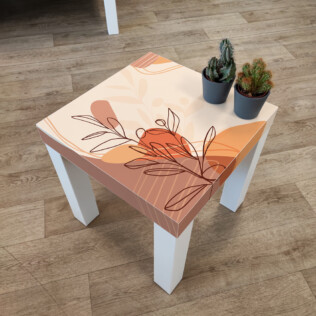 Sticker Ikea Lack Terre Orange 35x35cm