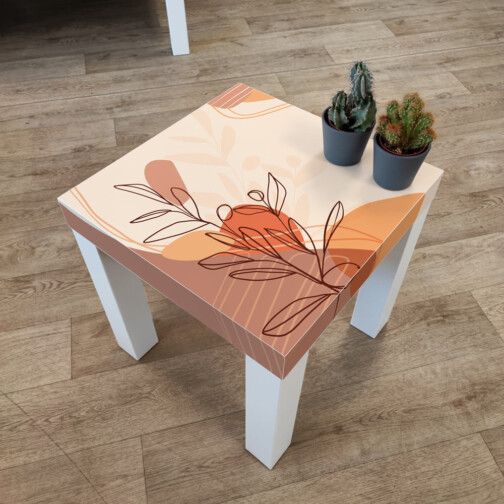 Sticker Ikea Lack Terre Orange 35x35cm