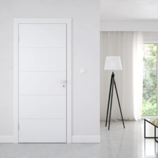 Sticker Porte Rainurée