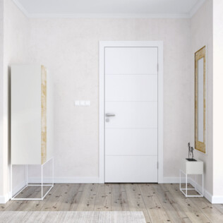 Sticker Porte Rainurée