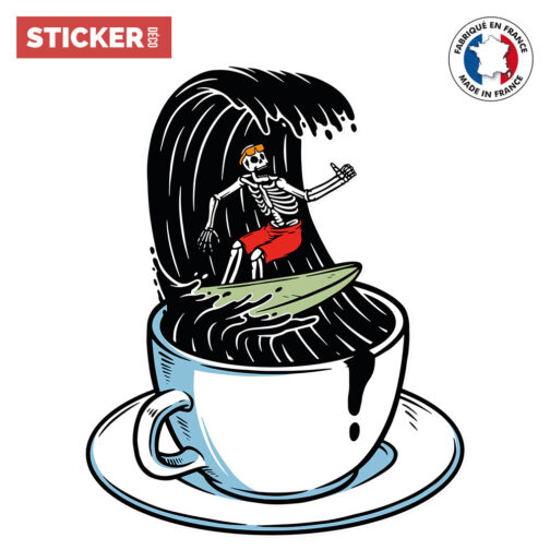 Stickers Coffee Surf