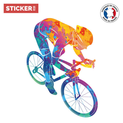 Sticker Cycliste