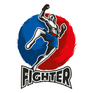 Sticker Fighter Muay Thai