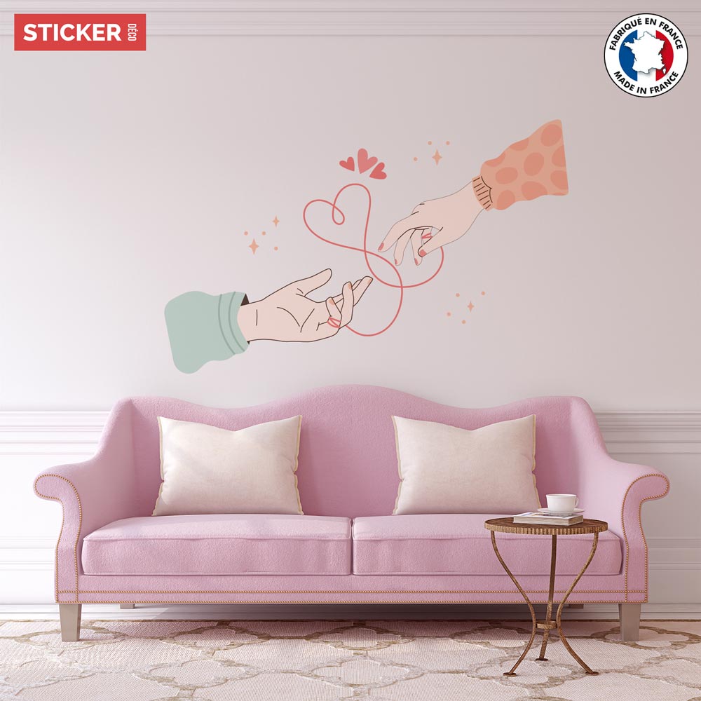 Sticker design coeur florissant – Stickers STICKERS CHAMBRE Amour
