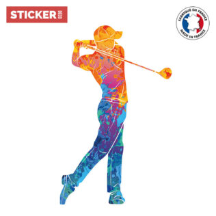 Sticker Golf Multicolore