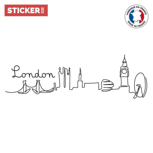 Sticker London Line Art