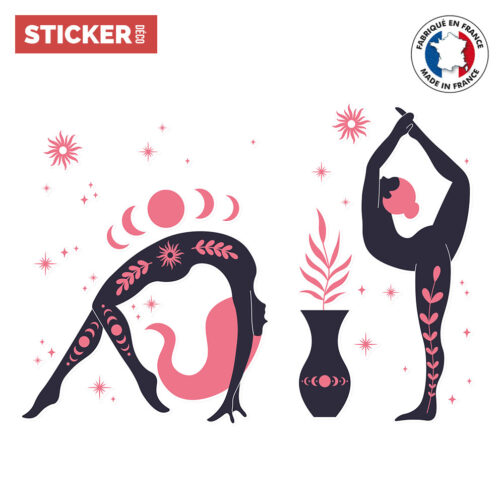 Stickers Yoga Antique
