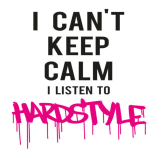 Sticker I Can't Keep Calm Hardstyle