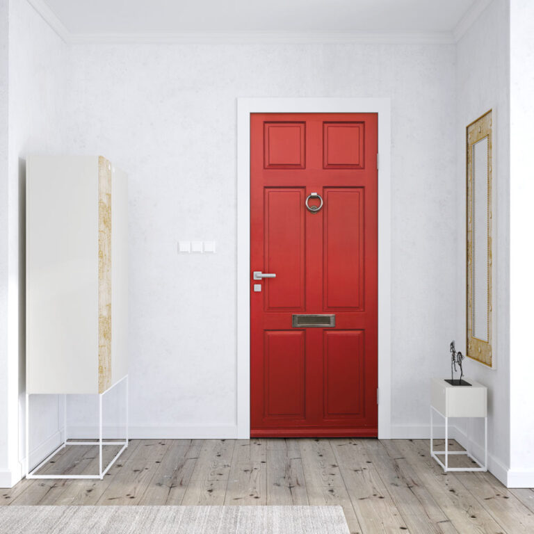 Porte Rouge Sticker Porte Classique Rouge | Stickers Portes | Stickerdeco.fr