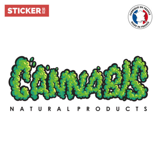 Sticker Cannabis Natural