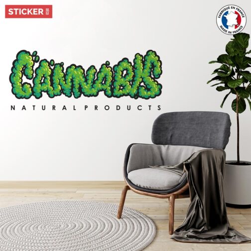 Sticker Cannabis Natural