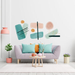 Stickers Formes Deco Pastel