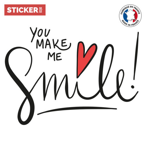 Sticker You Make Me Smile