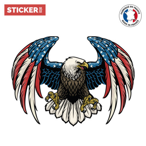 Sticker Aigle Americain
