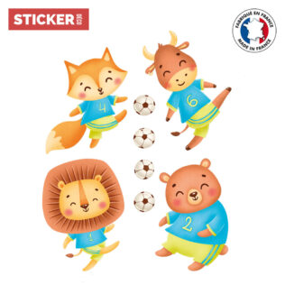Stickers Animaux Football