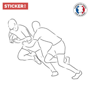 Sticker Plaquage Rugby