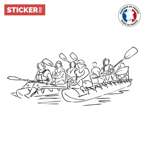 Sticker Rafting Catamaran