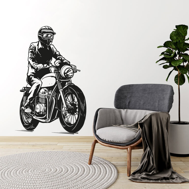 Sticker Retro Ride | Stickers Moto | StickerDeco.fr