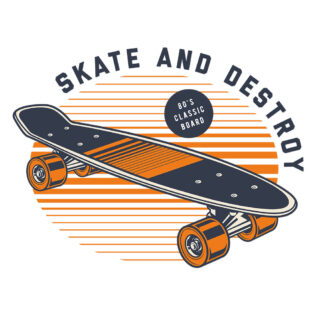 Sticker Skate And Destroy