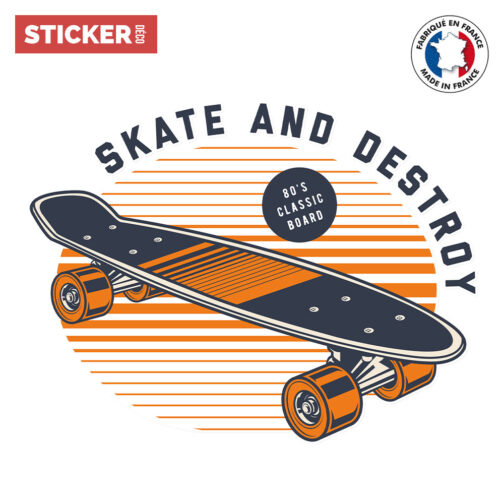 Sticker Skate And Destroy
