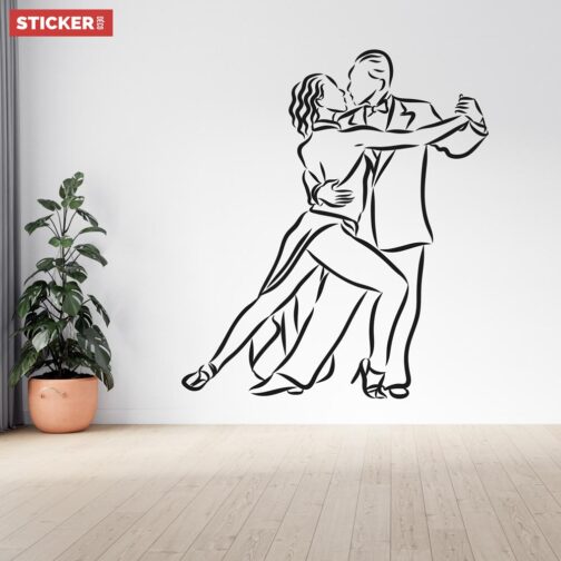 Sticker Tango Danseurs