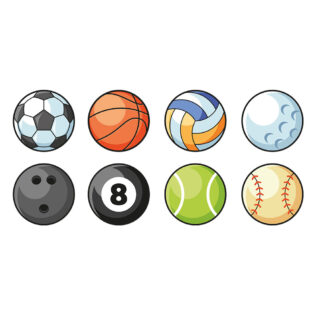 Stickers Balles De Sports