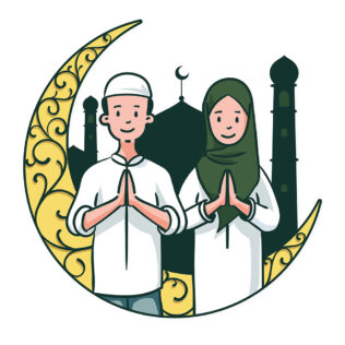 Sticker Couple Musulman