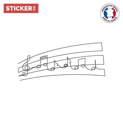 Sticker Note De Musique