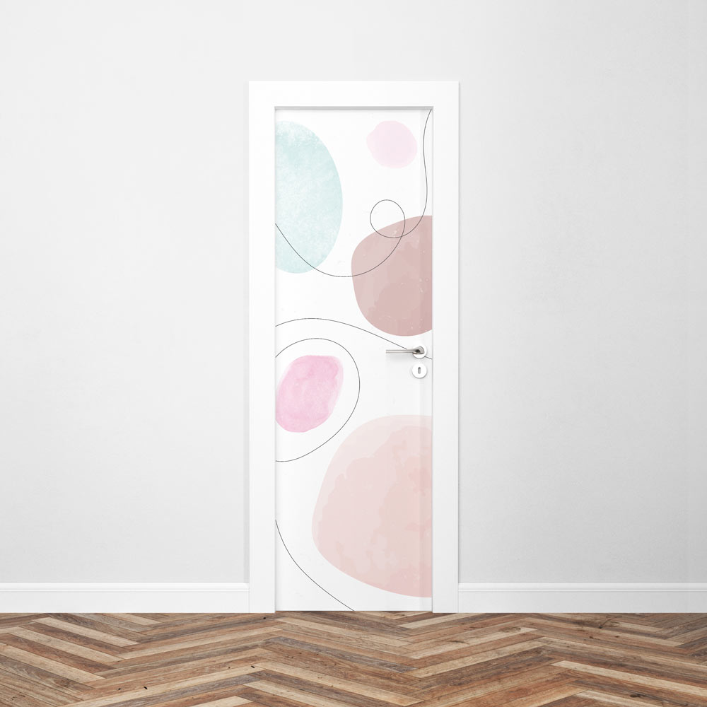 Autocollant De Porte Géant Tulup - Fraises - 75x205 Cm - Neuf - Déco Murale Moderne