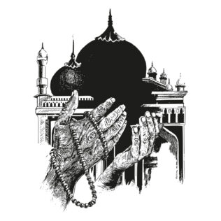 Sticker Prière Musulman