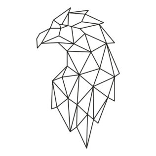 Sticker Aigle Géométrique